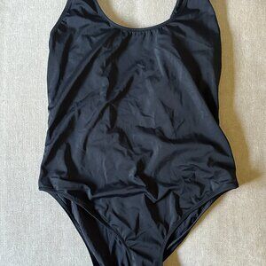 Black Low Back One Piece Swimsuit Medium (Never worn)